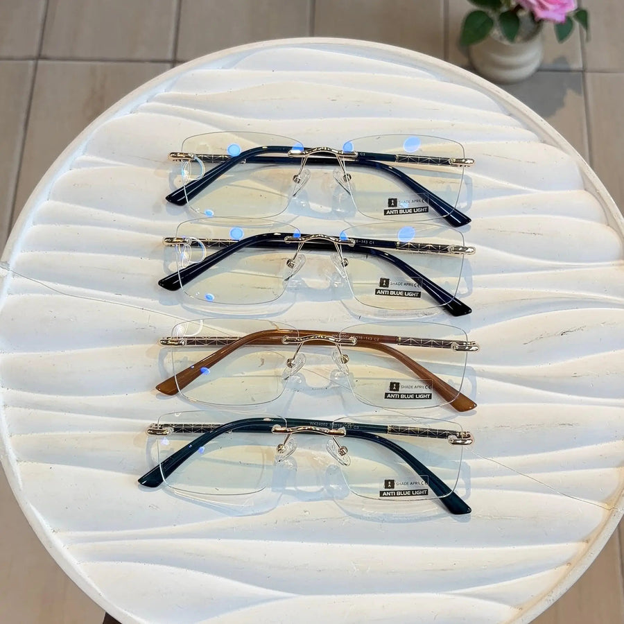 SUN 676 - Unisex Rimless glasses