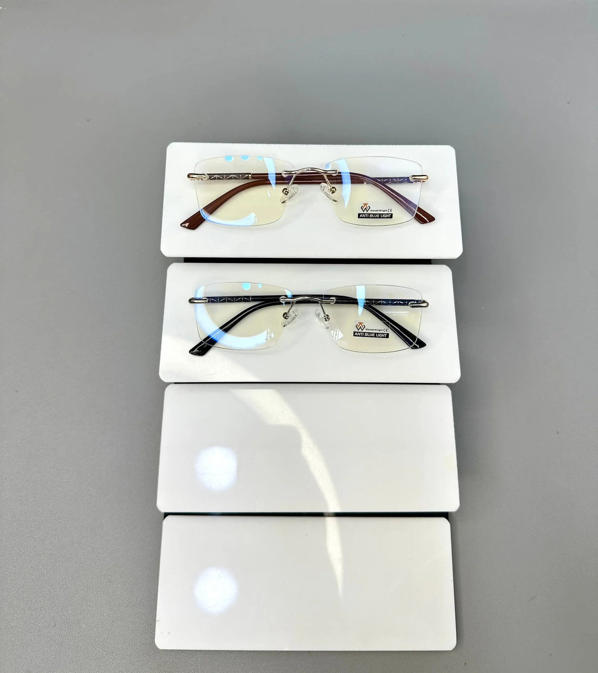 SUN 676 - Unisex Rimless glasses